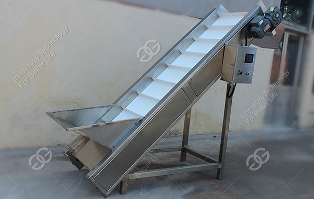 Potato Elevating Conveyor|Inclined Belt Conveyor for French Fries