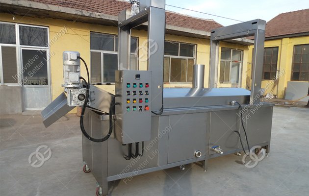 Continuous Peanuts Frying Machine|Groundnut Fryer Machine
