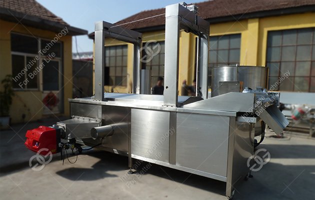 Puffed Food Frying Machine|Namkeen Snacks Fryer Machine Gas Type