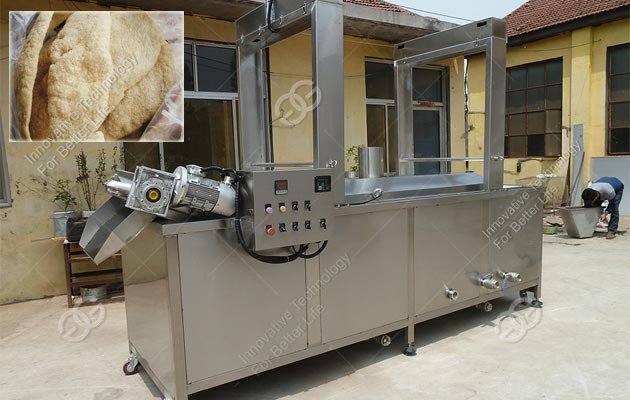 Continuous Automatic Fryer Machine for Pork Skin
