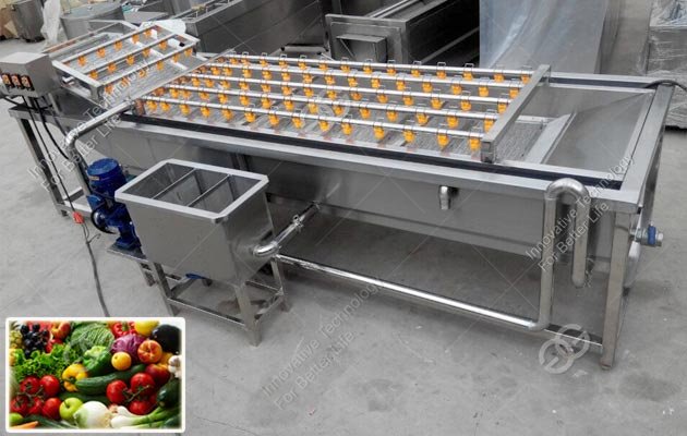 Fruit Vegetable Air Bubble Cleaning Machine