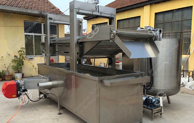 Automatic Continuous Frying Machine for Corn Snacks