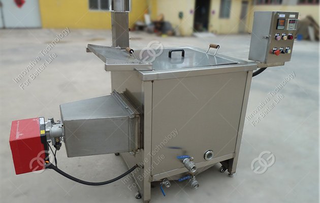 Onion rings frying machine