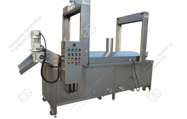 Continuous Peanuts Fryer Machine