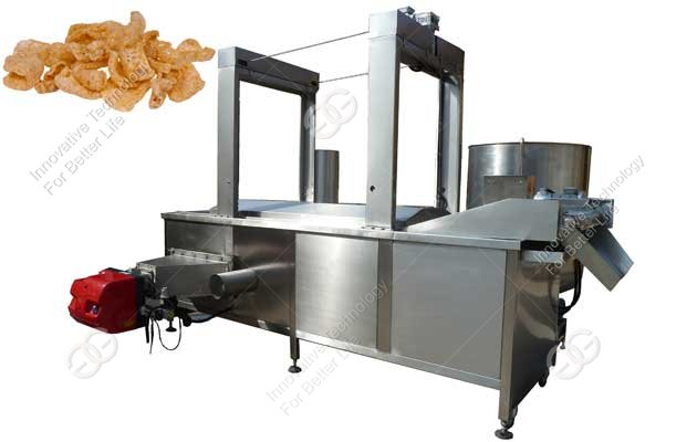 Continuous Pork Skin Fryer Machine